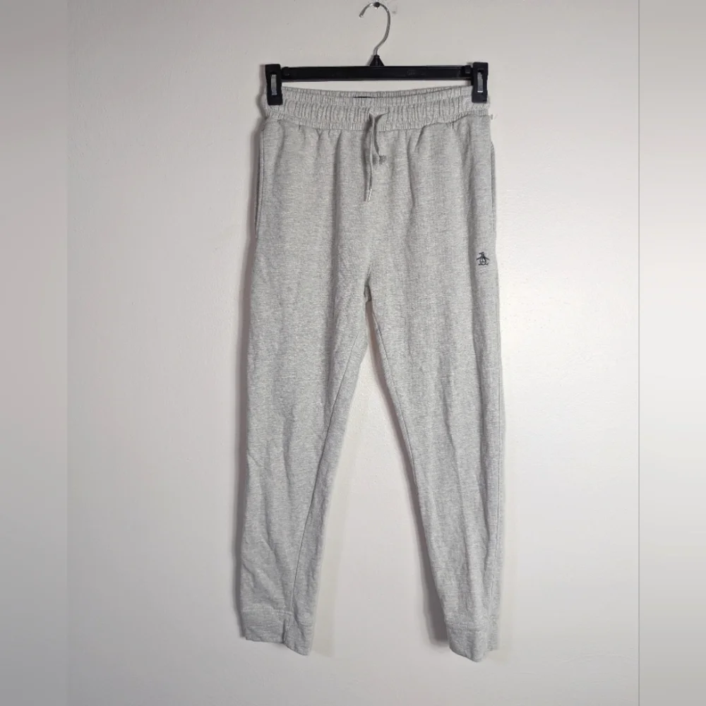 S Penguin Men's Gray Sweatpant Joggers